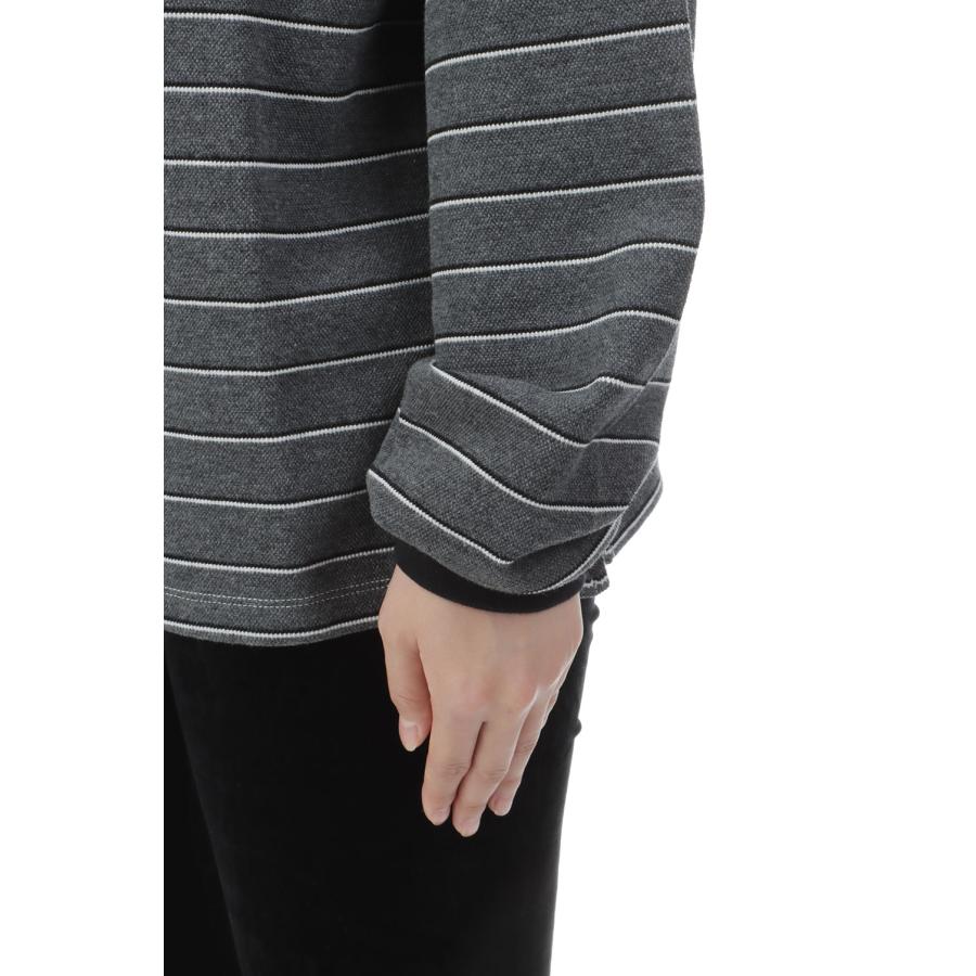 Border Long T-shirts -CHARCOAL GRAY (12520613) Todayful(トゥデイフル) | TODAYFUL | 07