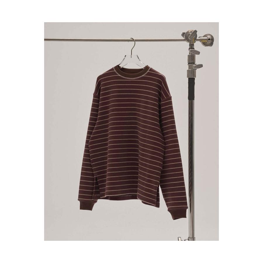 Border Long T-shirts -CHOCOLATE (12520613) Todayful(トゥデイフル) | TODAYFUL | 01