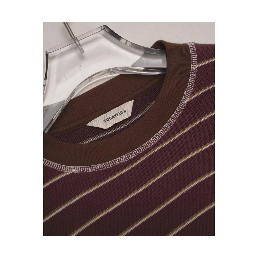 Border Long T-shirts -CHOCOLATE (12520613) Todayful(トゥデイフル) | TODAYFUL | 02
