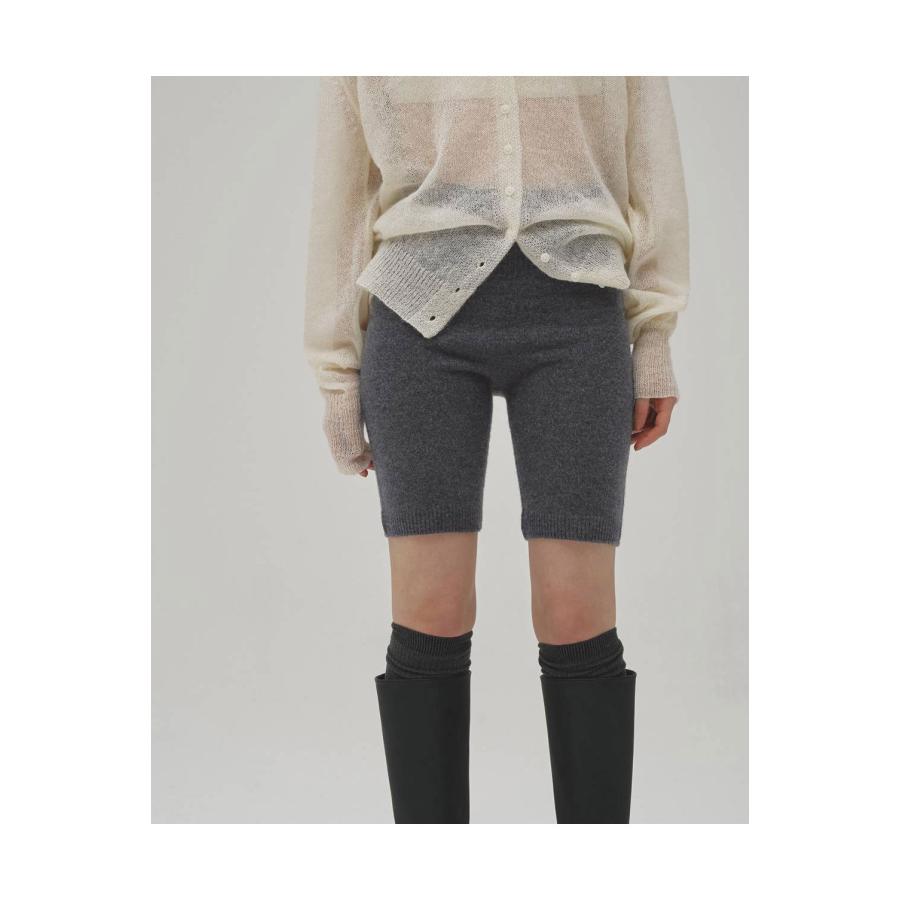 Seamless Knit Half Leggings  -CHARCOAL GRAY(12620706) Todayful(トゥデイフル) | TODAYFUL | 02