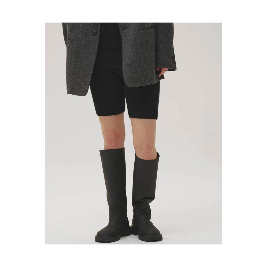 Seamless Knit Half Leggings  -BLACK (12620706) Todayful(トゥデイフル) | TODAYFUL | 02