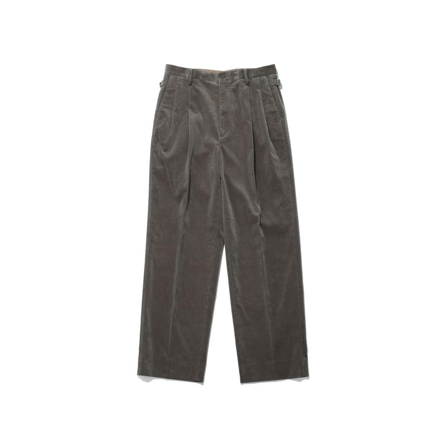 Cotton Corduroy Shoecut Slacks - BROWN (KS26FPT02) Kaptain Sunshine(キャプテンサンシャイン) | 