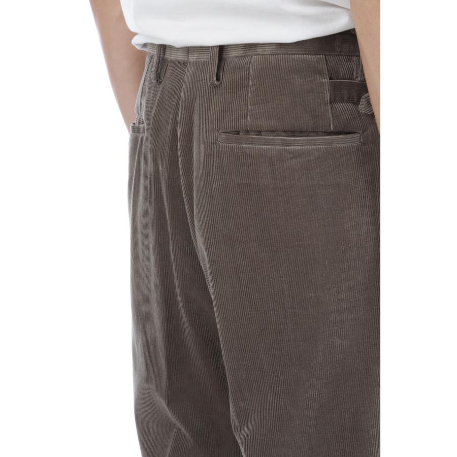 Cotton Corduroy Shoecut Slacks - BROWN (KS26FPT02) Kaptain Sunshine(キャプテンサンシャイン) |  | 05