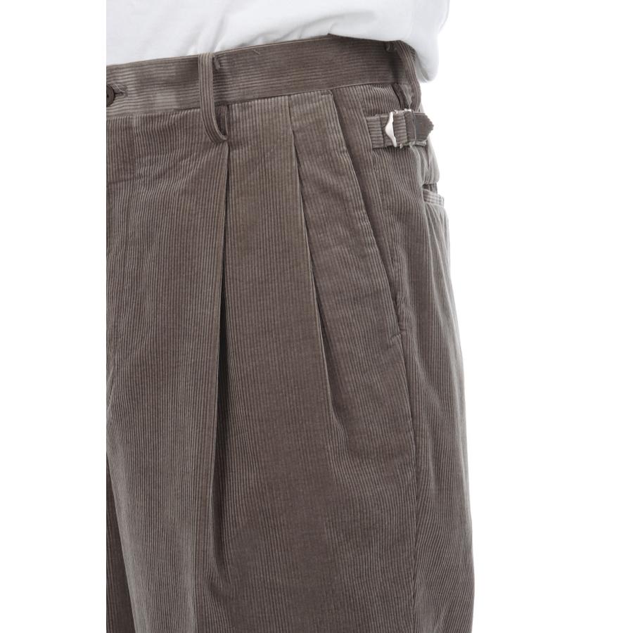 Cotton Corduroy Shoecut Slacks - BROWN (KS26FPT02) Kaptain Sunshine(キャプテンサンシャイン) |  | 06