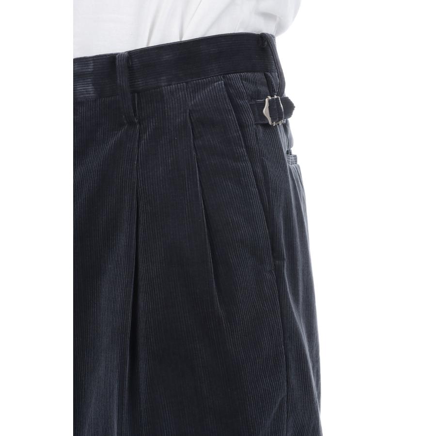 Cotton Corduroy Shoecut Slacks - NAVY (KS26FPT02) Kaptain Sunshine(キャプテンサンシャイン) |  | 06