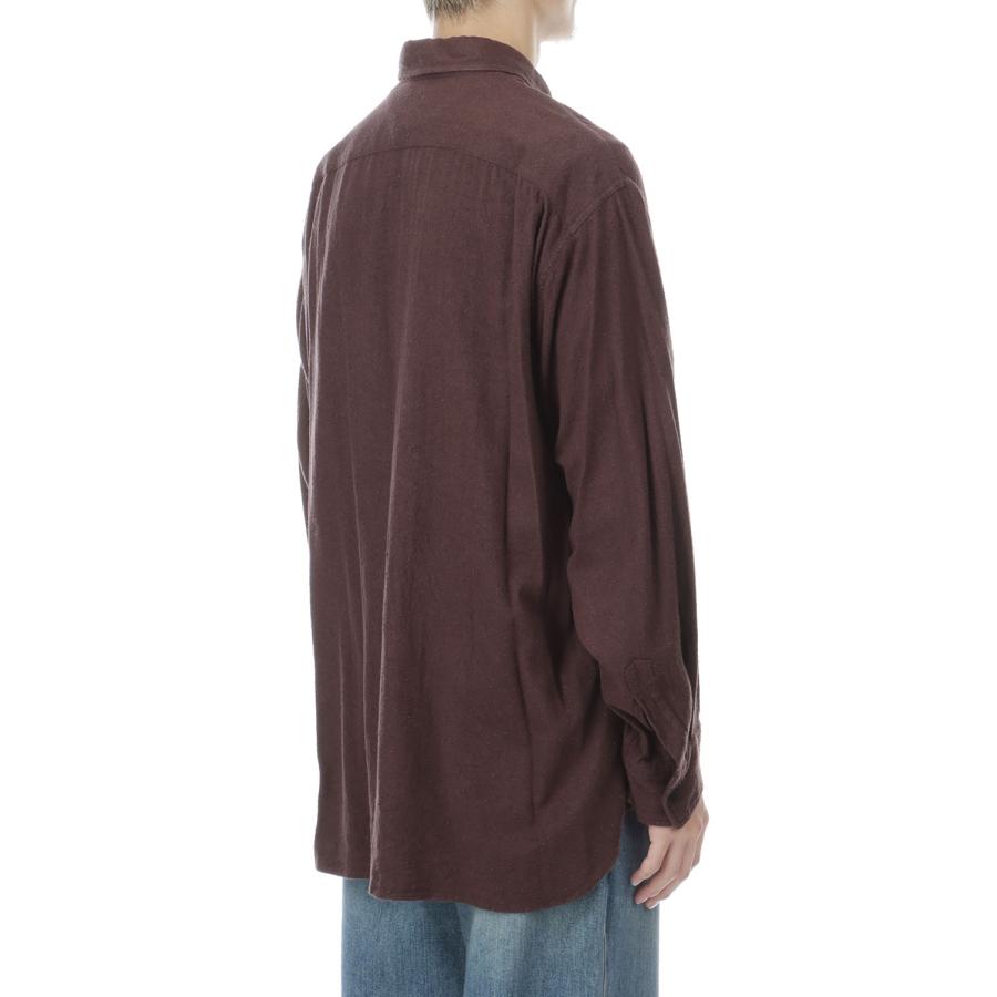 【P5倍】Silk Flannel 2Pockets Shirt - BROWN (KS26FSH07) Kaptain Sunshine(キャプテンサンシャイン) |  | 04