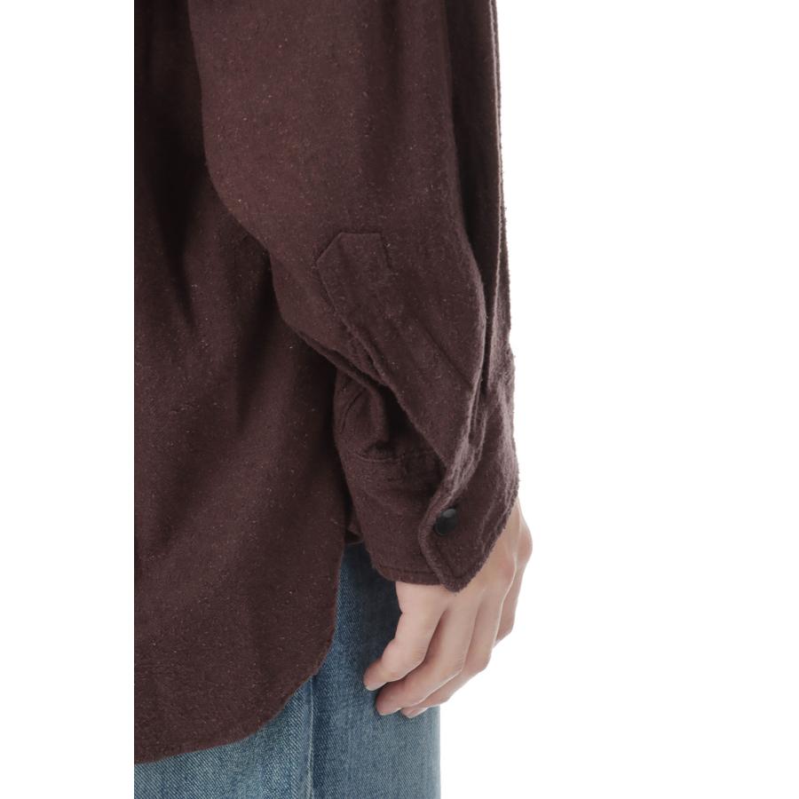 【P5倍】Silk Flannel 2Pockets Shirt - BROWN (KS26FSH07) Kaptain Sunshine(キャプテンサンシャイン) |  | 05