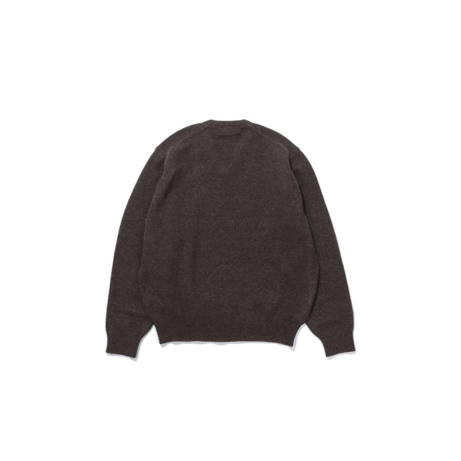 Lambswool V-neck Pullover - BROWN (KS26FKN09) Kaptain Sunshine(キャプテンサンシャイン) |  | 01