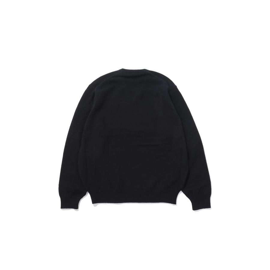 Lambswool V-neck Pullover - BLACK (KS26FKN09) Kaptain Sunshine(キャプテンサンシャイン) |  | 01