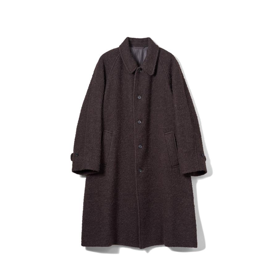 Napping Wool Umbrella Coat - TOP BROWN (KS26FCO08) Kaptain Sunshine(キャプテンサンシャイン) | 