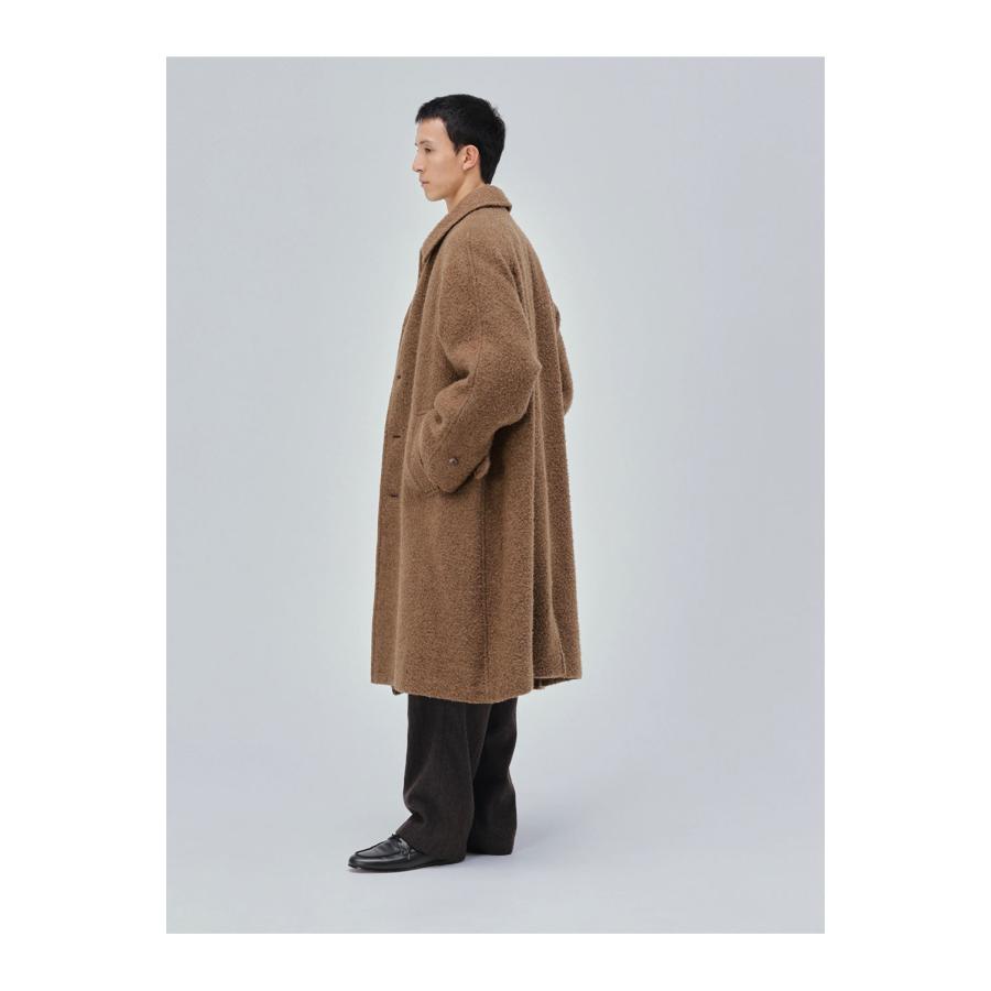 Napping Wool Umbrella Coat - TOP BROWN (KS26FCO08) Kaptain Sunshine(キャプテンサンシャイン) |  | 02