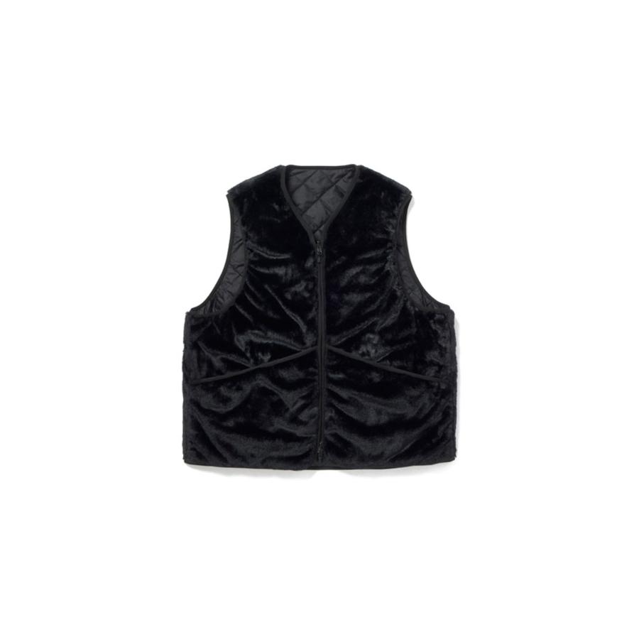 [ 10月24日（土）発売 ] TECH BRITISH HUNTER FUR VEST - BLACK (BJ-51026W) DAIWA PIER39(ダイワ ピア39) | DAIWA PIER39