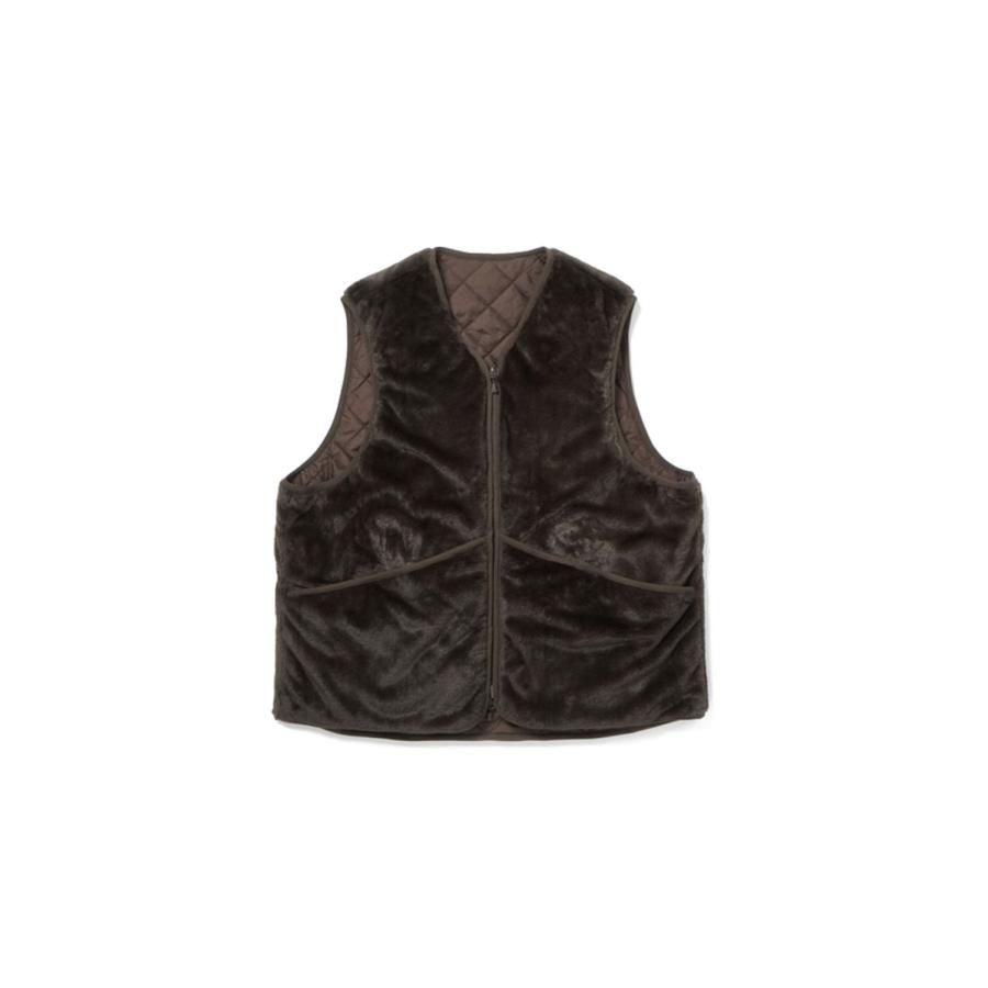 [ 10月24日（土）発売 ] TECH BRITISH HUNTER FUR VEST - D.BROWN (BJ-51026W) DAIWA PIER39(ダイワ ピア39) | DAIWA PIER39