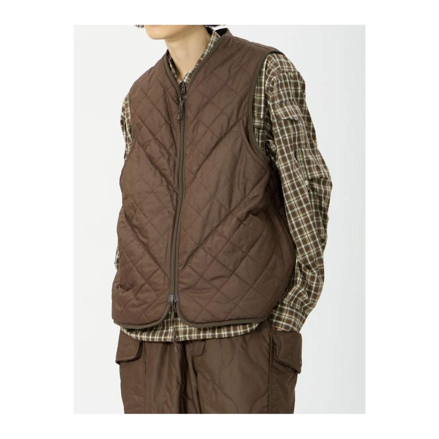 [ 10月24日（土）発売 ] TECH BRITISH HUNTER FUR VEST - D.BROWN (BJ-51026W) DAIWA PIER39(ダイワ ピア39) | DAIWA PIER39 | 10