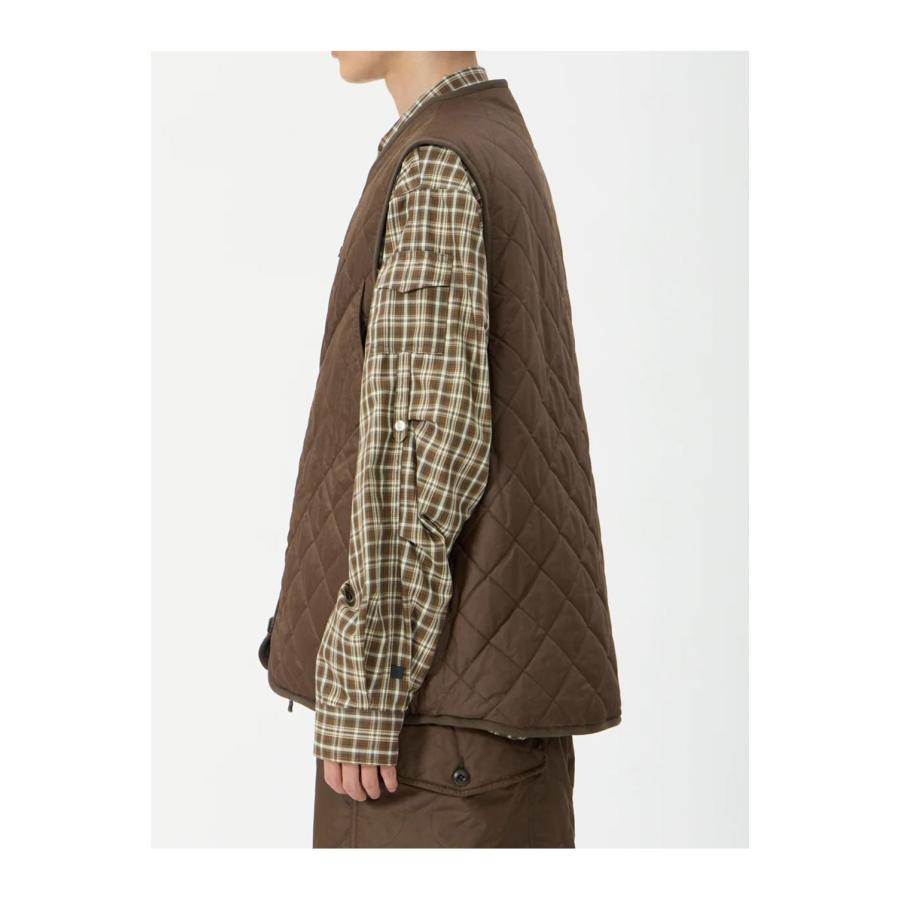 [ 10月24日（土）発売 ] TECH BRITISH HUNTER FUR VEST - D.BROWN (BJ-51026W) DAIWA PIER39(ダイワ ピア39) | DAIWA PIER39 | 11