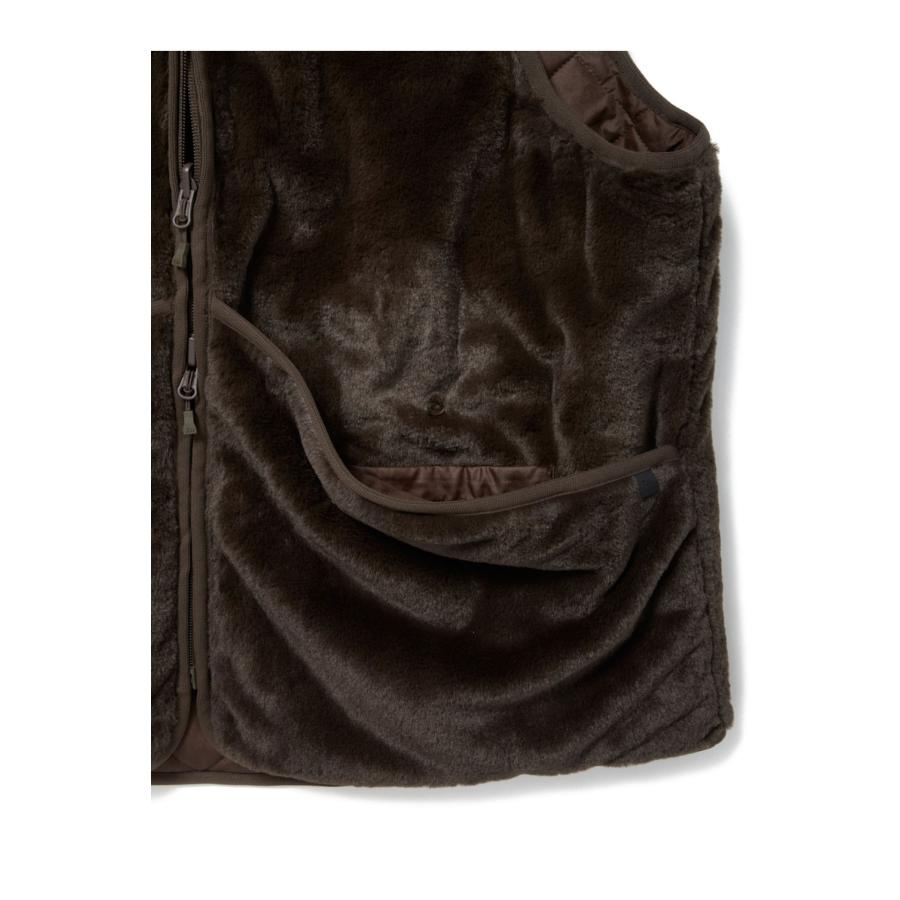 [ 10月24日（土）発売 ] TECH BRITISH HUNTER FUR VEST - D.BROWN (BJ-51026W) DAIWA PIER39(ダイワ ピア39) | DAIWA PIER39 | 04
