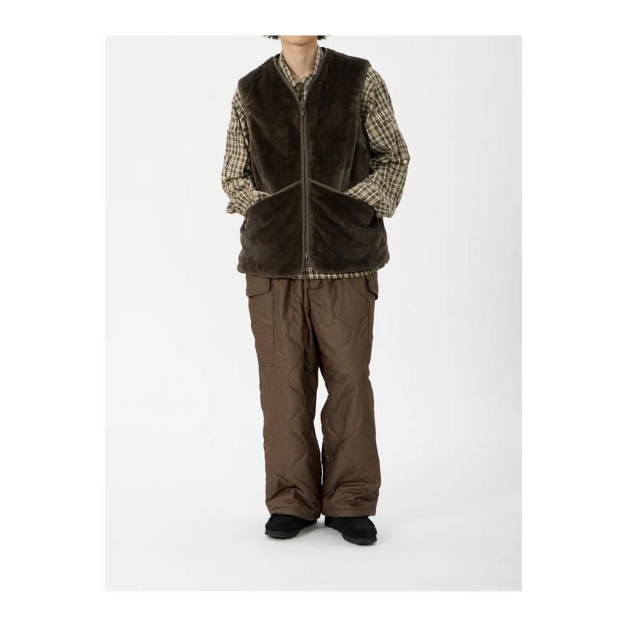 [ 10月24日（土）発売 ] TECH BRITISH HUNTER FUR VEST - D.BROWN (BJ-51026W) DAIWA PIER39(ダイワ ピア39) | DAIWA PIER39 | 07