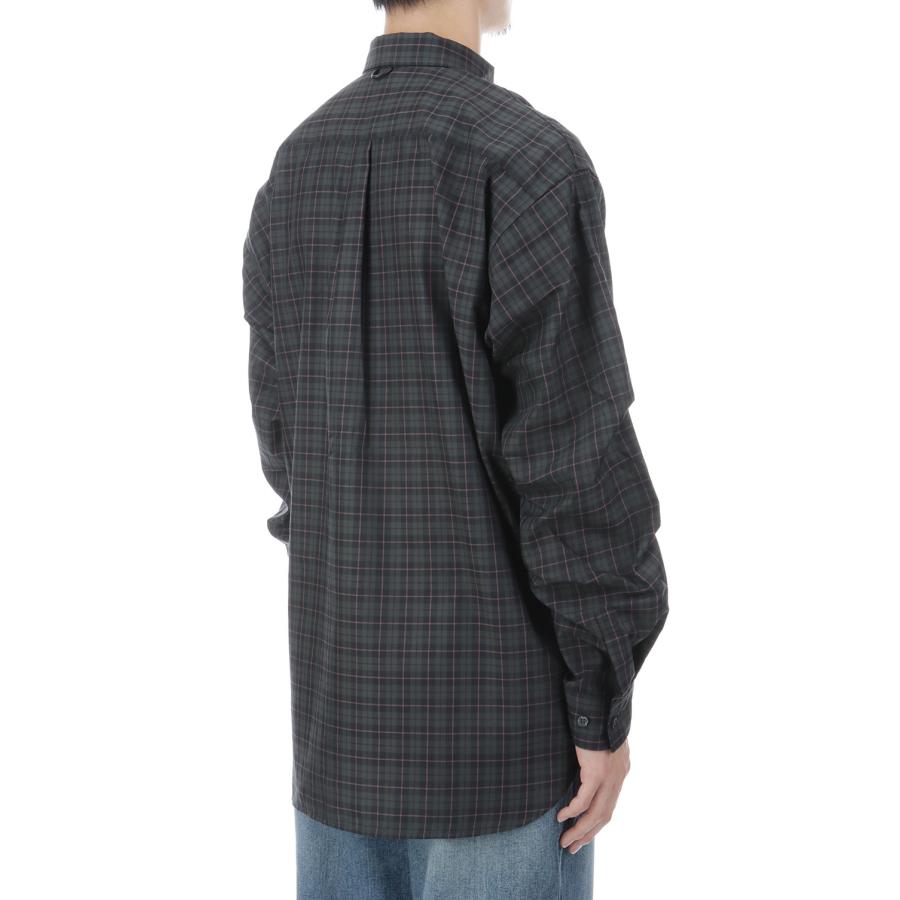 TECH BUTTON DOWN SHIRT L/S PLAIDS - CHARCOAL (BE-80026W) DAIWA PIER39(ダイワ ピア39) | DAIWA PIER39 | 03