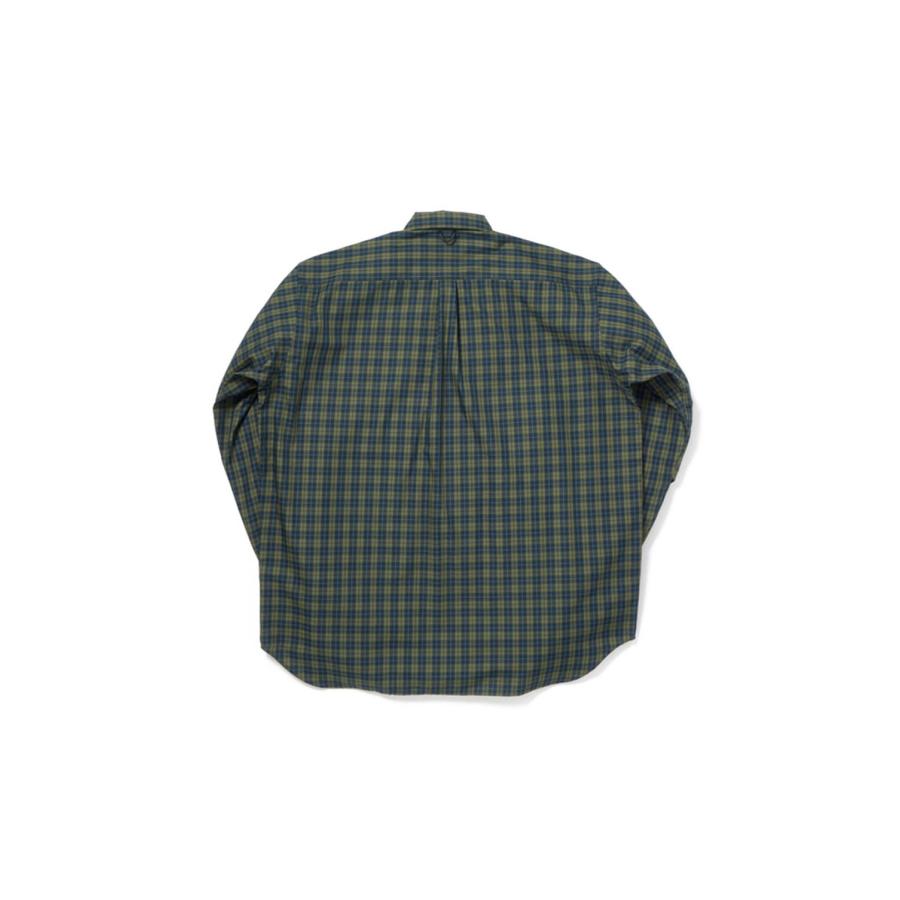 TECH BUTTON DOWN SHIRT L/S PLAIDS - LT.OLIVE (BE-80026W) DAIWA PIER39(ダイワ ピア39) | DAIWA PIER39 | 01