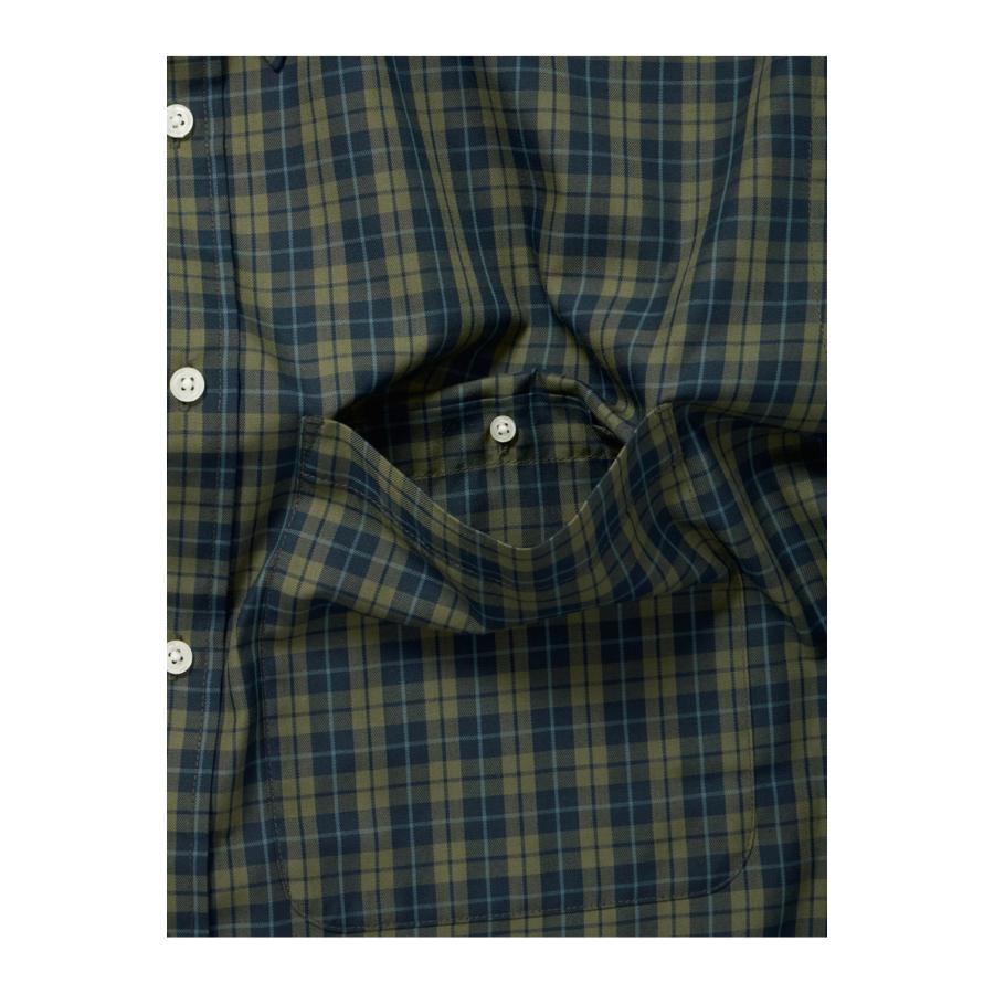 TECH BUTTON DOWN SHIRT L/S PLAIDS - LT.OLIVE (BE-80026W) DAIWA PIER39(ダイワ ピア39) | DAIWA PIER39 | 02