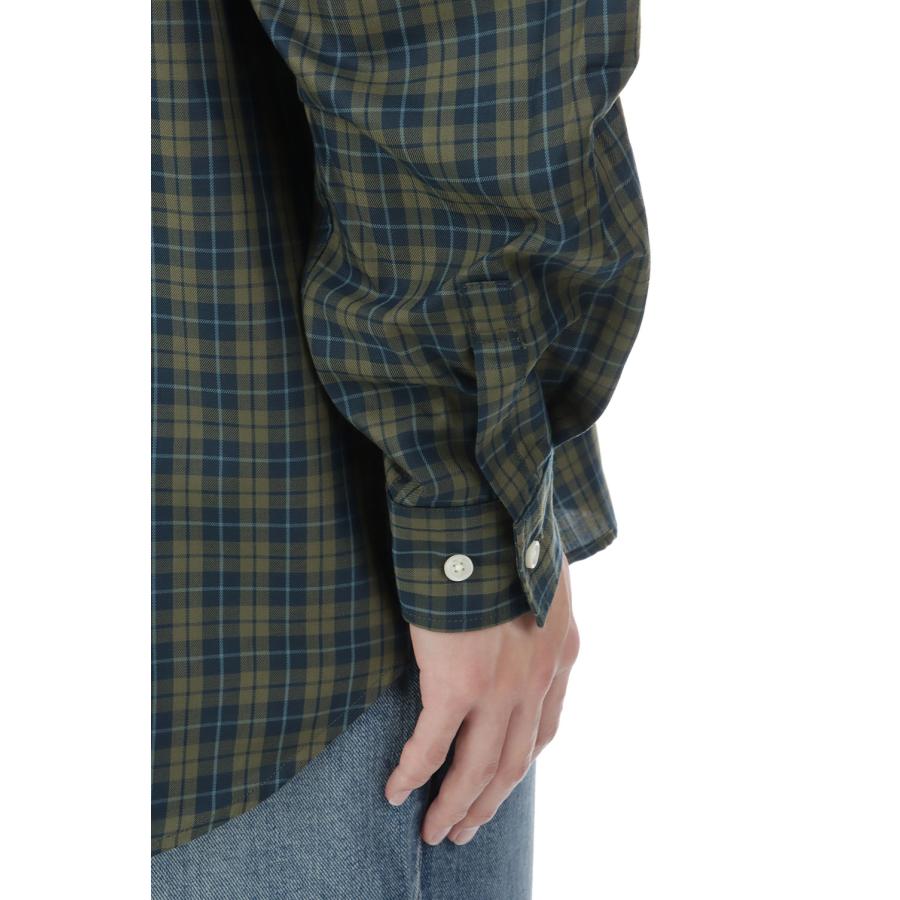 TECH BUTTON DOWN SHIRT L/S PLAIDS - LT.OLIVE (BE-80026W) DAIWA PIER39(ダイワ ピア39) | DAIWA PIER39 | 08