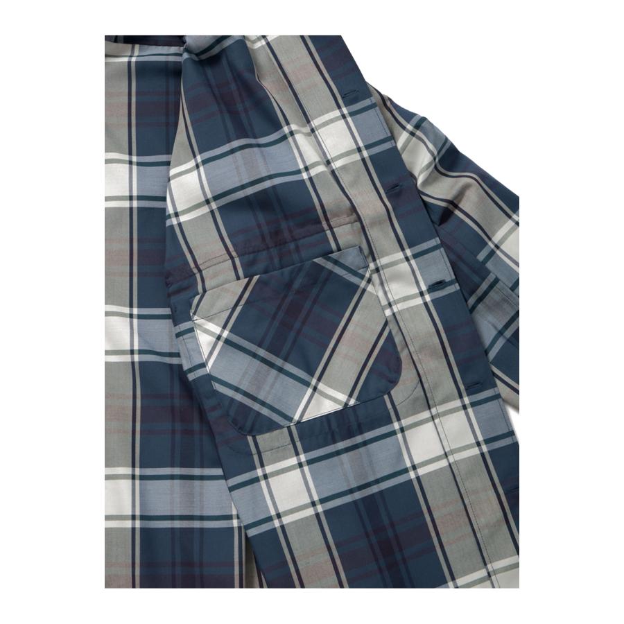 TECH SPORTS OPEN COLLAR SHIRT L/S BIG TARTAN - NAVY (BE-81026W) DAIWA PIER39(ダイワ ピア39) | DAIWA PIER39 | 04
