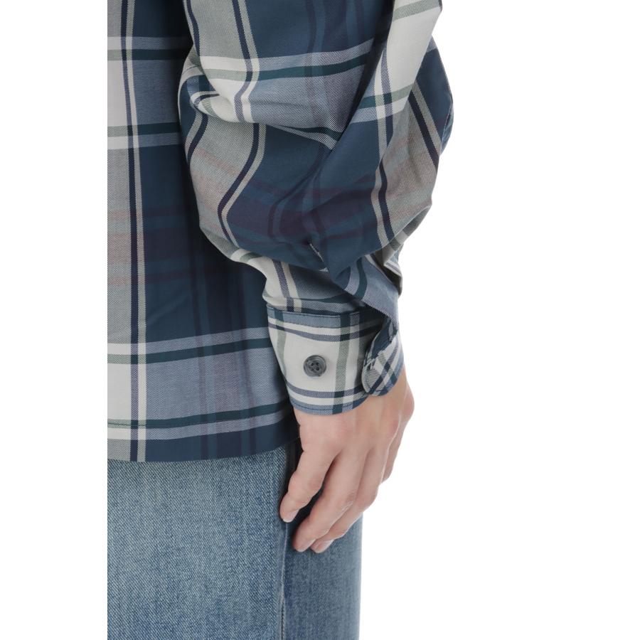TECH SPORTS OPEN COLLAR SHIRT L/S BIG TARTAN - NAVY (BE-81026W) DAIWA PIER39(ダイワ ピア39) | DAIWA PIER39 | 08
