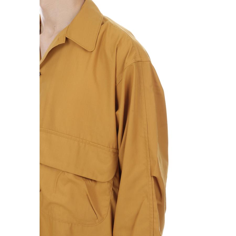 TECH SPORTS OPEN COLLAR SHIRT L/S SOLID - BRIGHT YELLOW (BE-82026W) DAIWA PIER39(ダイワ ピア39) | DAIWA PIER39 | 12