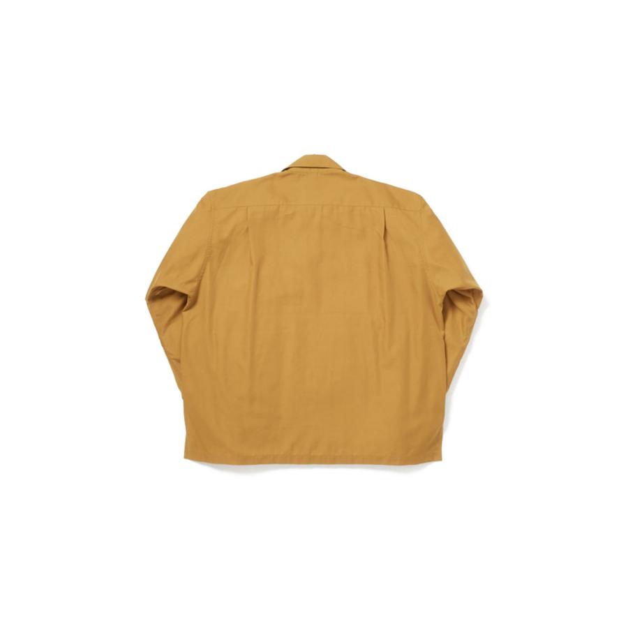 TECH SPORTS OPEN COLLAR SHIRT L/S SOLID - BRIGHT YELLOW (BE-82026W) DAIWA PIER39(ダイワ ピア39) | DAIWA PIER39 | 01