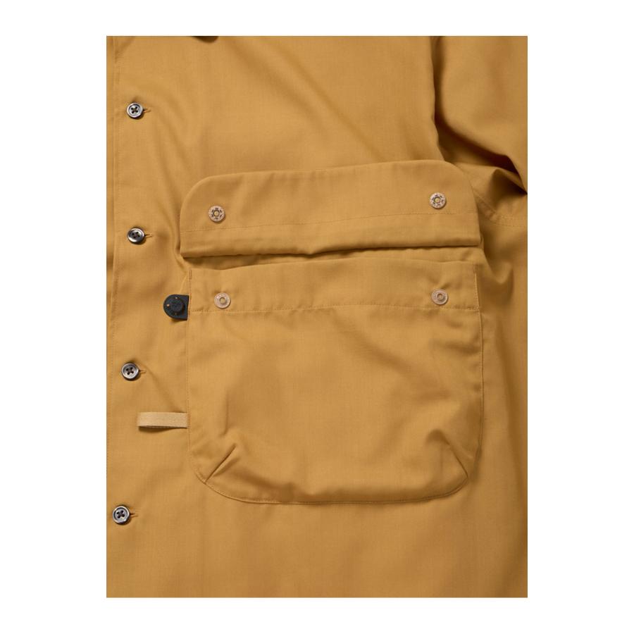 TECH SPORTS OPEN COLLAR SHIRT L/S SOLID - BRIGHT YELLOW (BE-82026W) DAIWA PIER39(ダイワ ピア39) | DAIWA PIER39 | 04