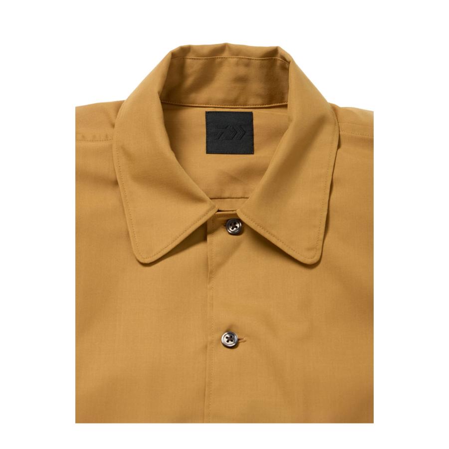 TECH SPORTS OPEN COLLAR SHIRT L/S SOLID - BRIGHT YELLOW (BE-82026W) DAIWA PIER39(ダイワ ピア39) | DAIWA PIER39 | 07