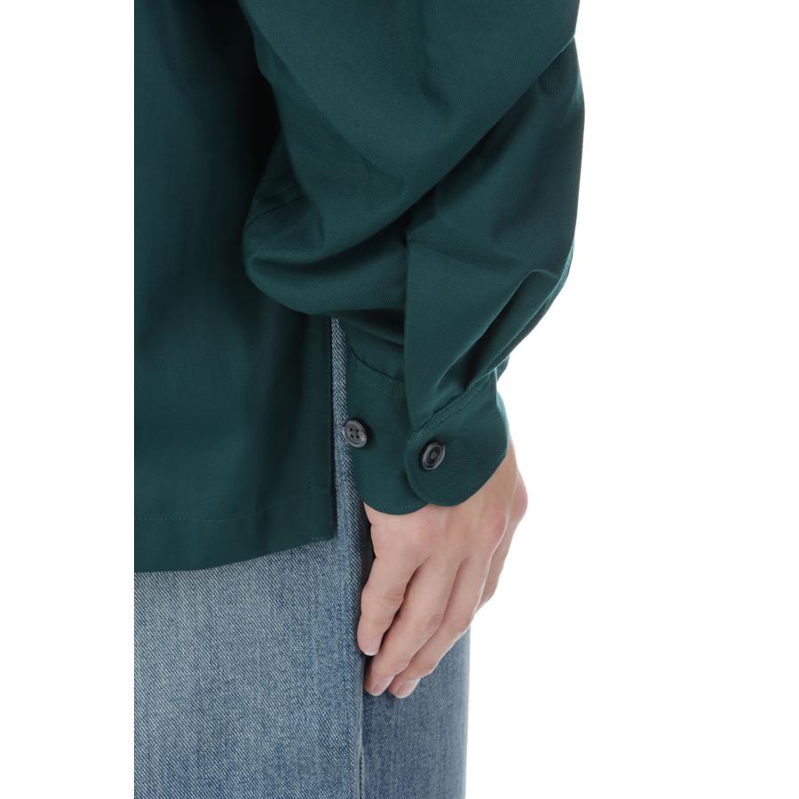 TECH SPORTS OPEN COLLAR SHIRT L/S SOLID - D.GREEN (BE-82026W) DAIWA PIER39(ダイワ ピア39) | DAIWA PIER39 | 04