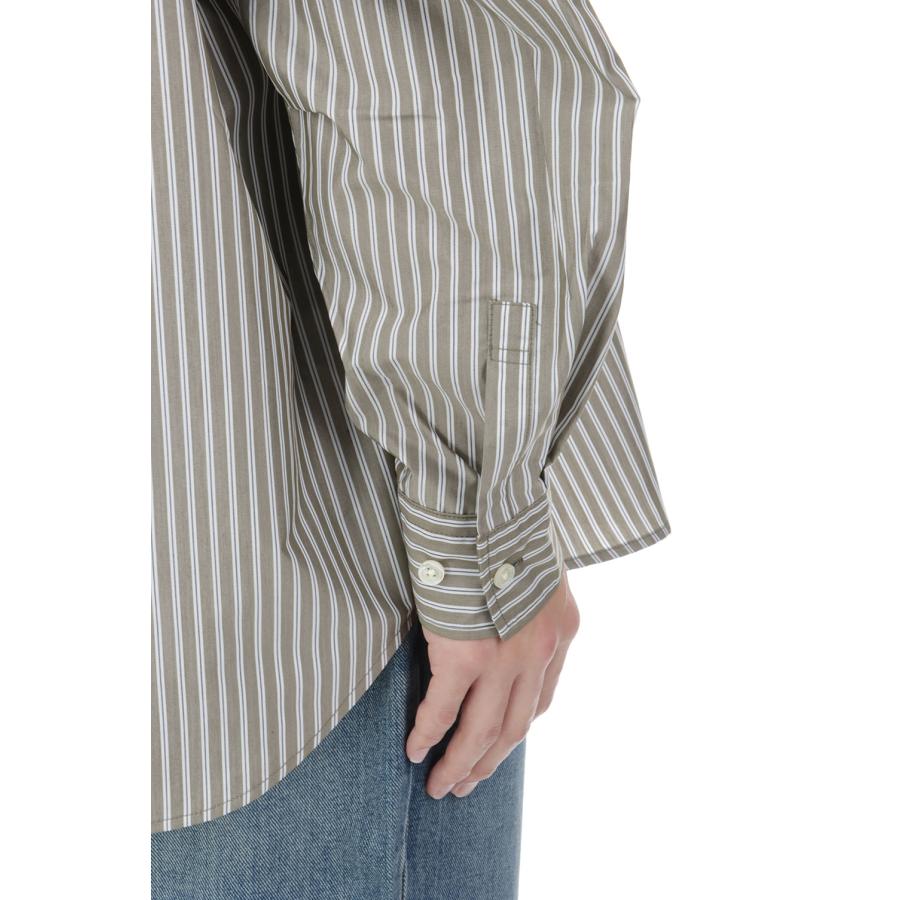 TECH REGULAR COLLAR SHIRT L/S STRIPE - LT.BROWN (BE-83026W) DAIWA PIER39(ダイワ ピア39) | DAIWA PIER39 | 04