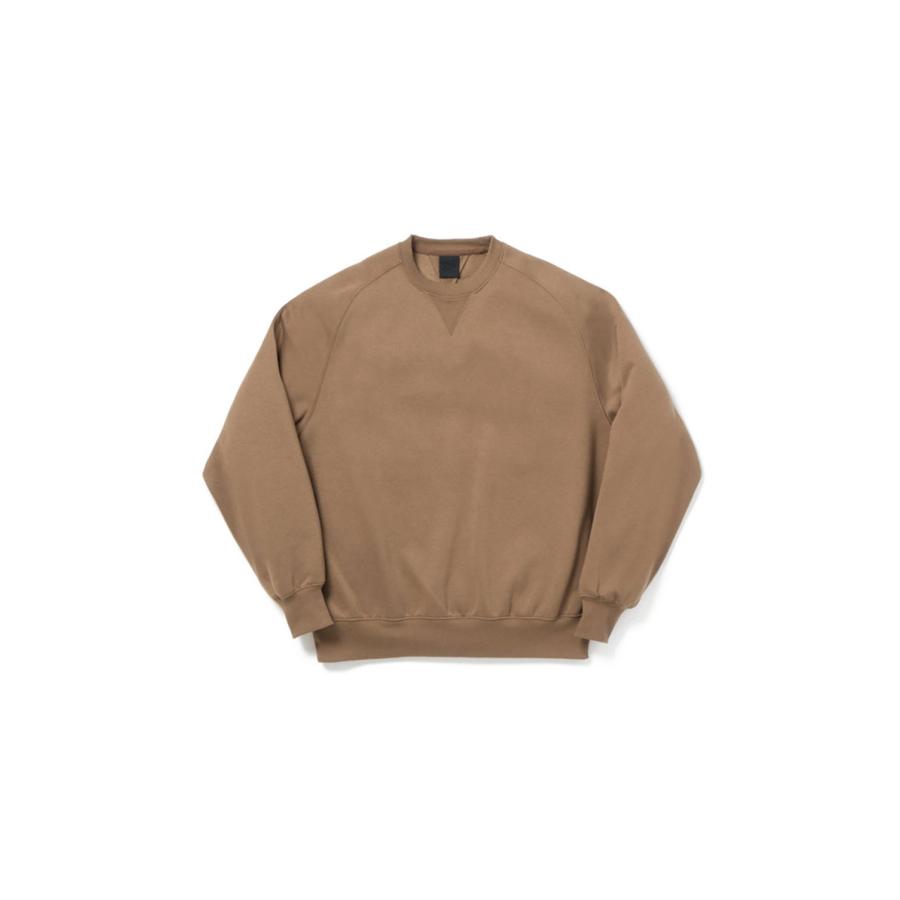 TECH SWEAT CREW FREEDOM SLEEVE - LT.BROWN (BE-51026W) DAIWA PIER39(ダイワ ピア39) | DAIWA PIER39