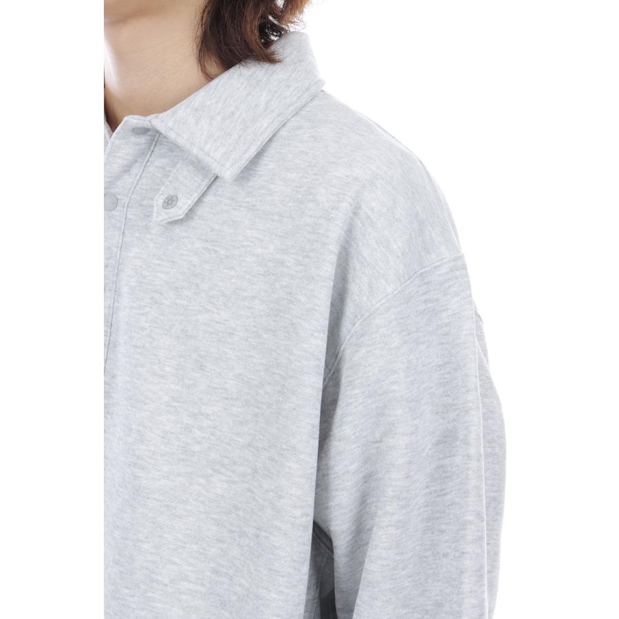 TECH SWEAT SNAP PULLOVER - HEATHER GRAY (BE-53026W) DAIWA PIER39(ダイワ ピア39) | DAIWA PIER39 | 04