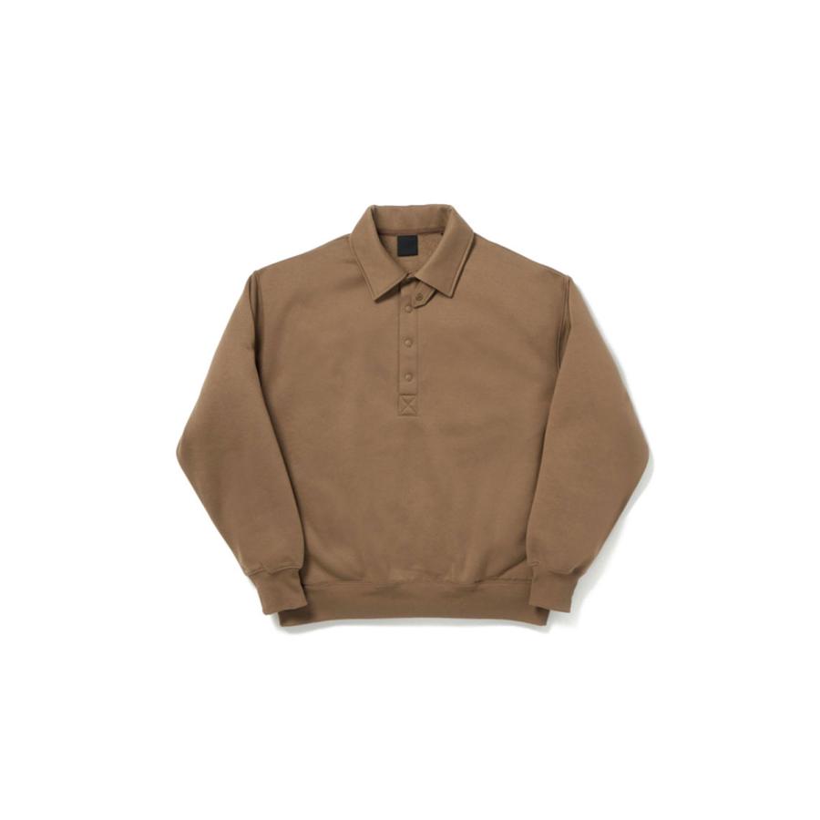 TECH SWEAT SNAP PULLOVER - LT.BROWN (BE-53026W) DAIWA PIER39(ダイワ ピア39) | DAIWA PIER39