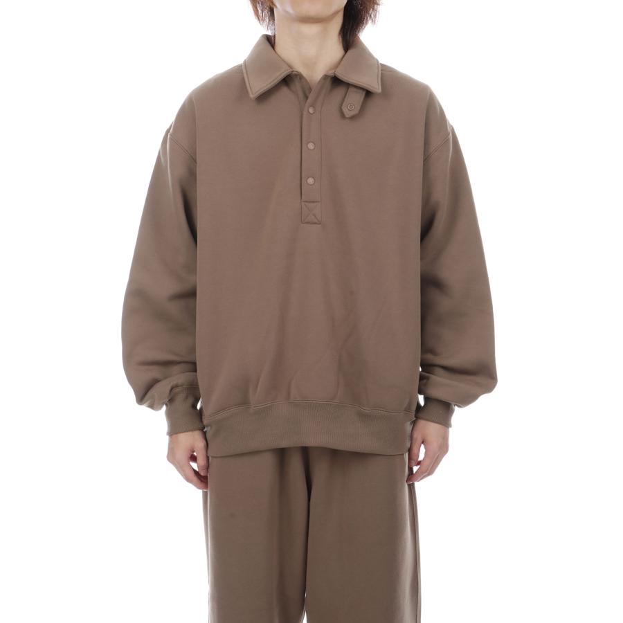 TECH SWEAT SNAP PULLOVER - LT.BROWN (BE-53026W) DAIWA PIER39(ダイワ ピア39) | DAIWA PIER39 | 01