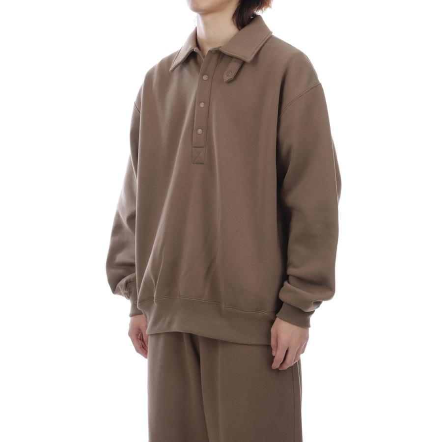 TECH SWEAT SNAP PULLOVER - LT.BROWN (BE-53026W) DAIWA PIER39(ダイワ ピア39) | DAIWA PIER39 | 02