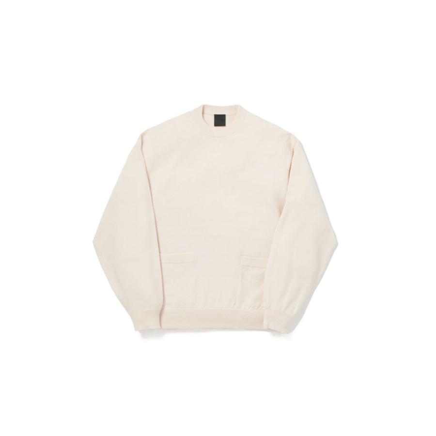 [ 10月24日（土）発売 ] TECH KNIT CREW L/S Brewed Protein(TM) - OFF WHITE (BE-70026W) DAIWA PIER39(ダイワ ピア39) | DAIWA PIER39