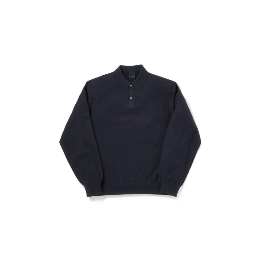 [ 10月24日（土）発売 ] TECH KNIT POLO L/S Brewed Protein(TM) - NAVY (BE-71026W) DAIWA PIER39(ダイワ ピア39) | DAIWA PIER39