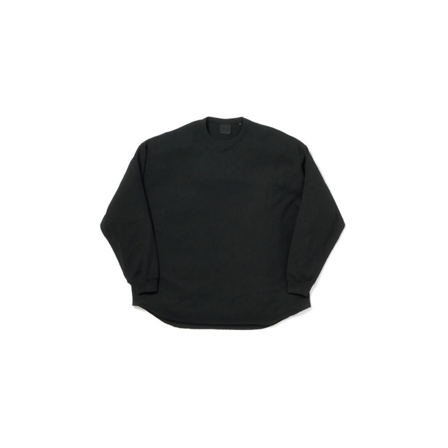 [ 9.26（土）発売 ] TECH THERMAL CREW L/S - BLACK (BE-34026W) DAIWA PIER39(ダイワ ピア39) | DAIWA PIER39