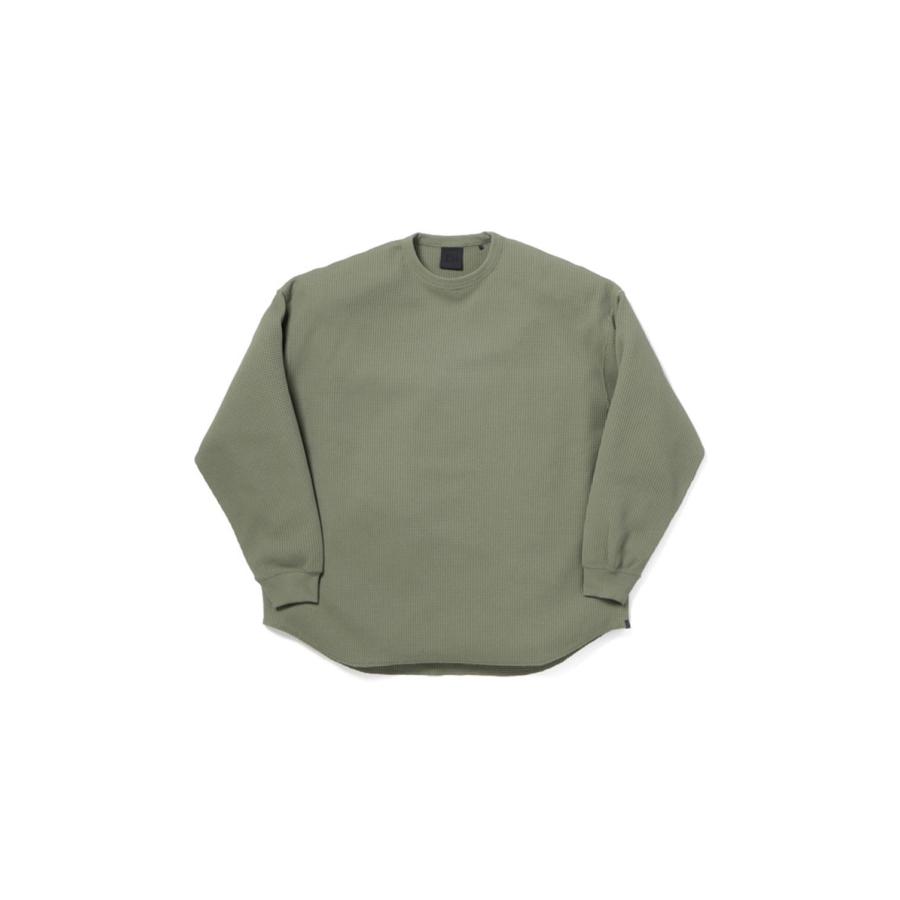 [ 9.26（土）発売 ] TECH THERMAL CREW L/S - LT.OLIVE (BE-34026W) DAIWA PIER39(ダイワ ピア39) | DAIWA PIER39