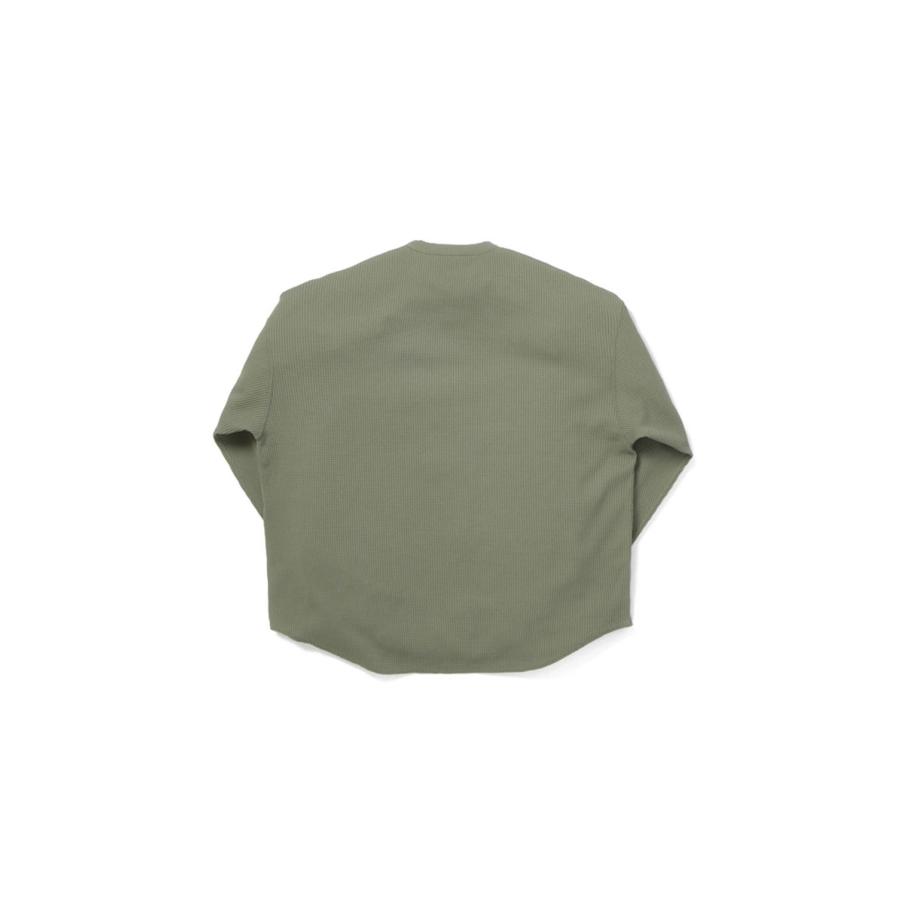 [ 9.26（土）発売 ] TECH THERMAL CREW L/S - LT.OLIVE (BE-34026W) DAIWA PIER39(ダイワ ピア39) | DAIWA PIER39 | 01