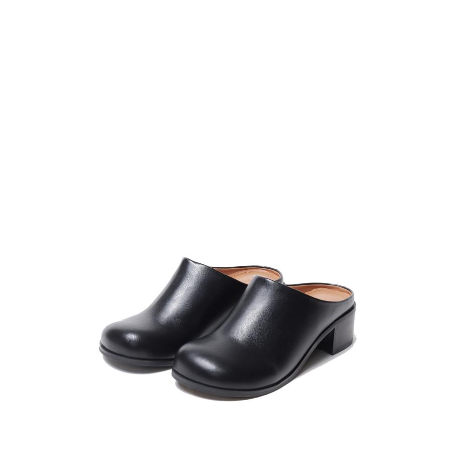 Ecoleather Heel Slip-ons - BLACK (62521021) anuke(アンヌーク) |  | 02