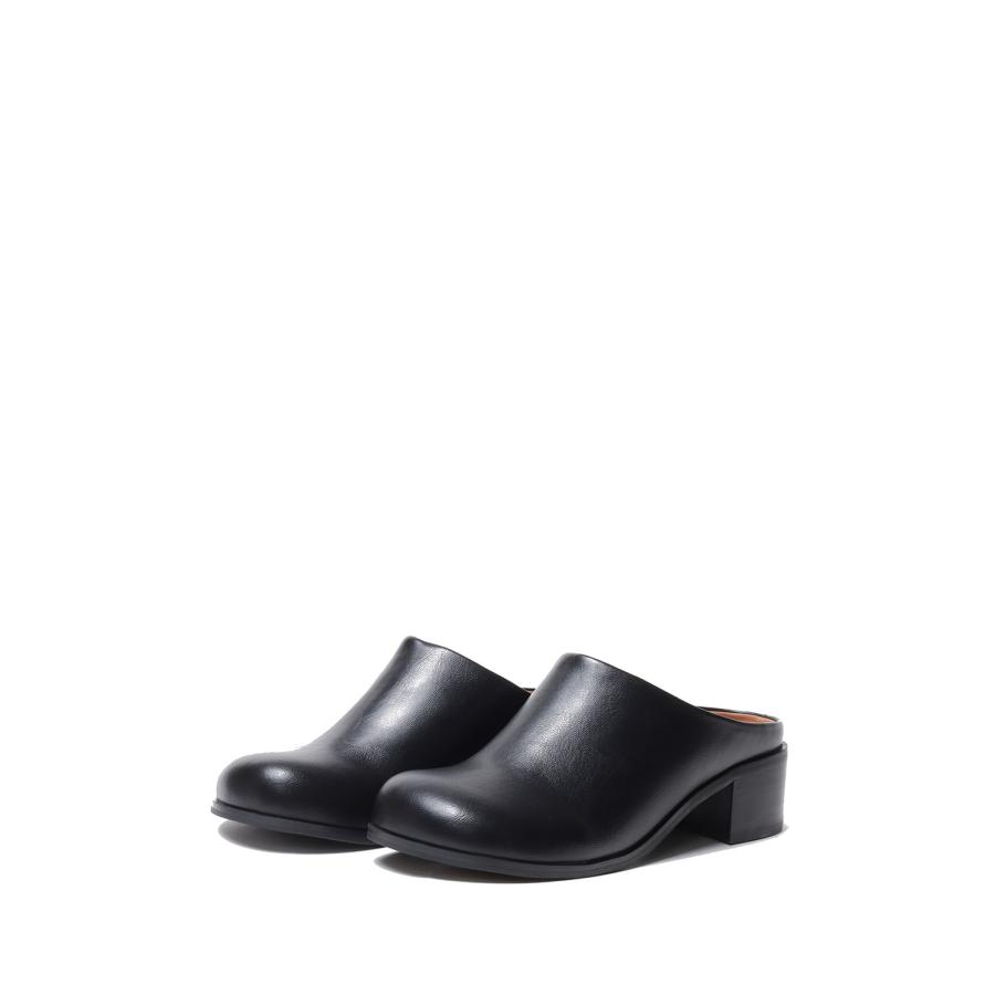 Ecoleather Heel Slip-ons - BLACK (62521021) anuke(アンヌーク) |  | 03