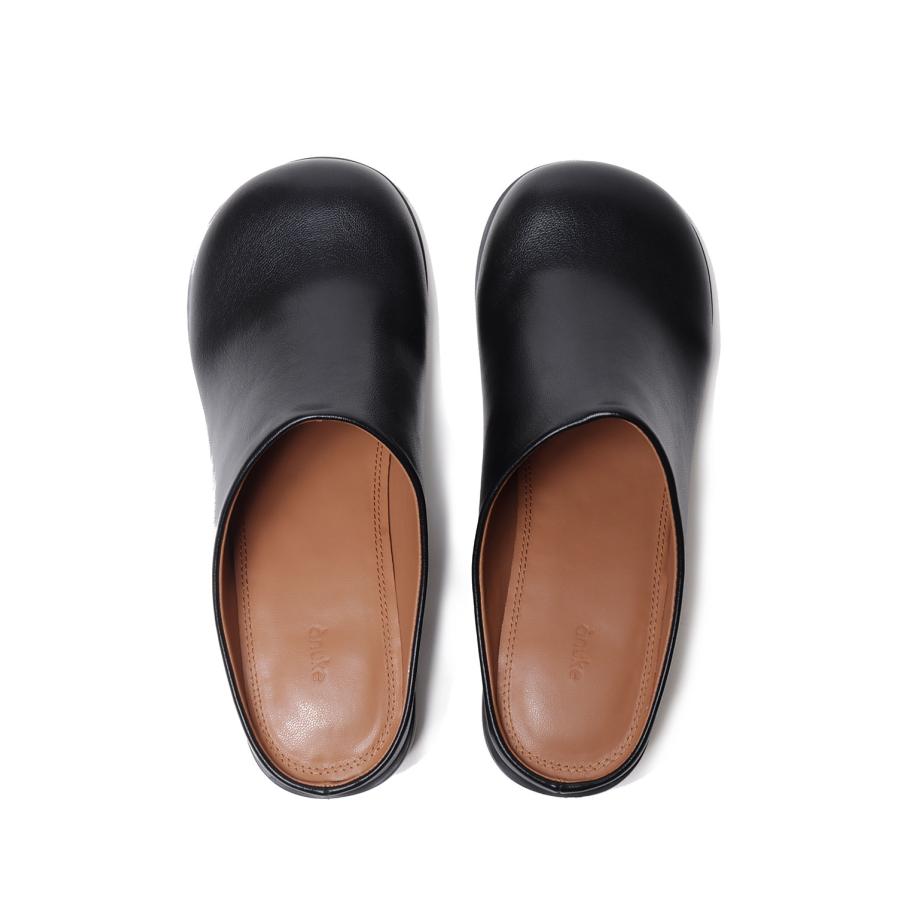 Ecoleather Heel Slip-ons - BLACK (62521021) anuke(アンヌーク) |  | 05
