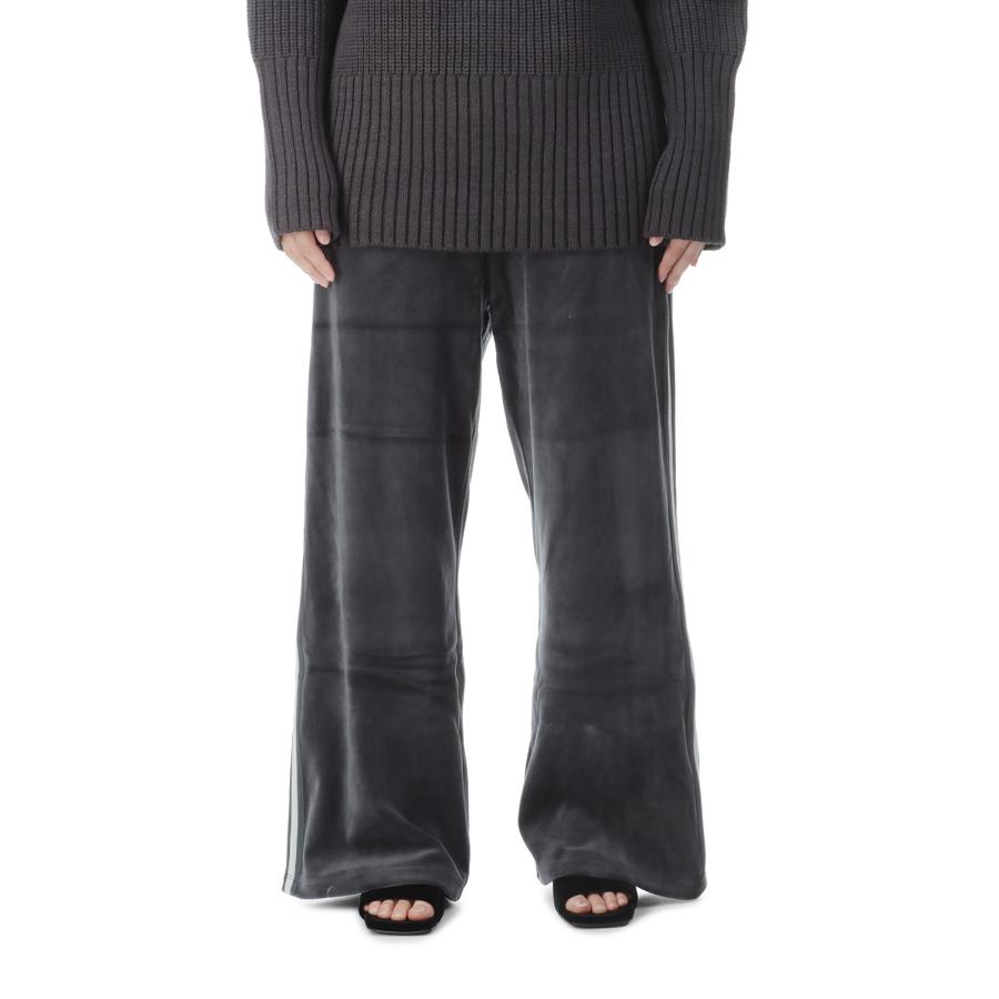 Velour Track Pants - CHARCOAL GRAY (62620704) anuke(アンヌーク) |  | 02
