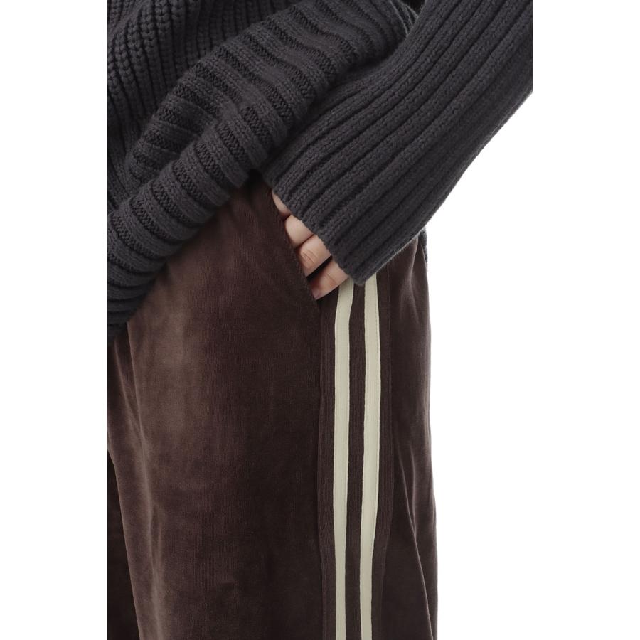 Velour Track Pants - BROWN (62620704) anuke(アンヌーク) |  | 05