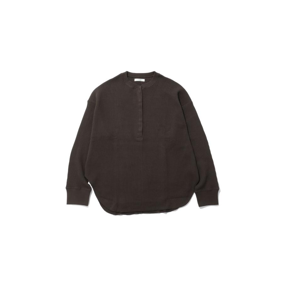 Waffle Loose Henleytops - BROWN (62620605) anuke(アンヌーク) | 