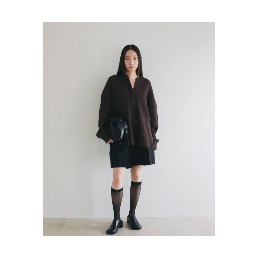 Waffle Loose Henleytops - BROWN (62620605) anuke(アンヌーク) |  | 01